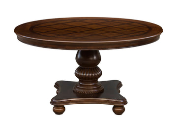 Lordsburg Brown Round Dining Table - Ornate Home