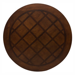 Lordsburg Brown Round Dining Table - Ornate Home