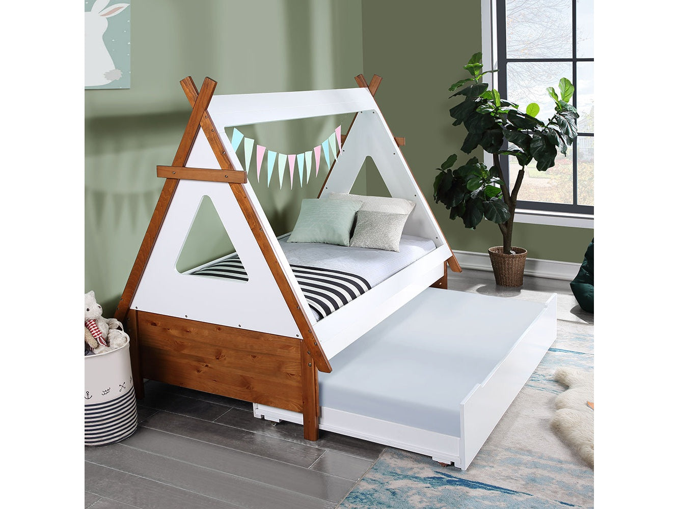 Loreen Twin Bed - Ornate Home