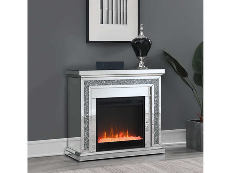 Lorelai Mirror Rectangular Freestanding Fireplace - Ornate Home