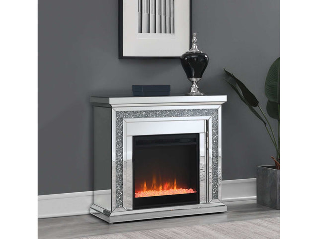 Lorelai Mirror Rectangular Freestanding Fireplace - Ornate Home