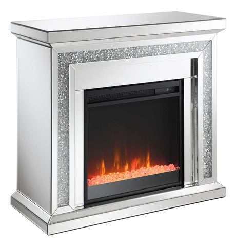 Lorelai Mirror Rectangular Freestanding Fireplace - Ornate Home