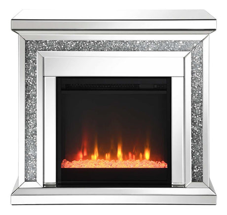 Lorelai Mirror Rectangular Freestanding Fireplace - Ornate Home