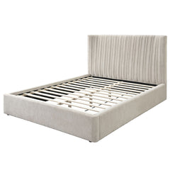 Loren Beige Queen Bed - Ornate Home