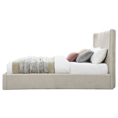 Loren Beige Queen Bed - Ornate Home