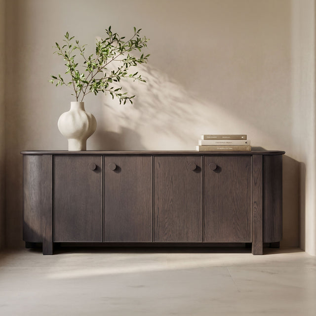 Loren Dark Brown Sideboard - Ornate Home