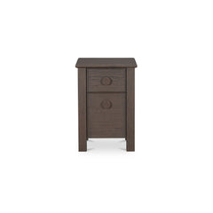 Loren Dark Brown Small Nightstand - Ornate Home