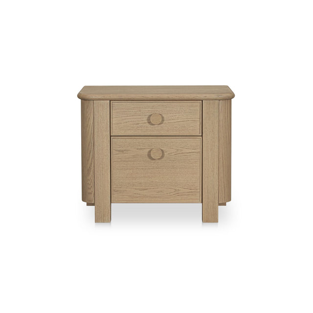 Loren Natural Large Nightstand - Ornate Home