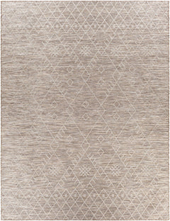 Lorena Beige Flatweave Trellis Outdoor Rug - Clearance - Ornate Home