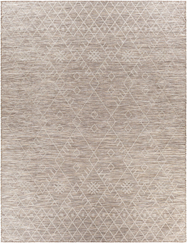 Lorena Beige Flatweave Trellis Outdoor Rug - Clearance - Ornate Home