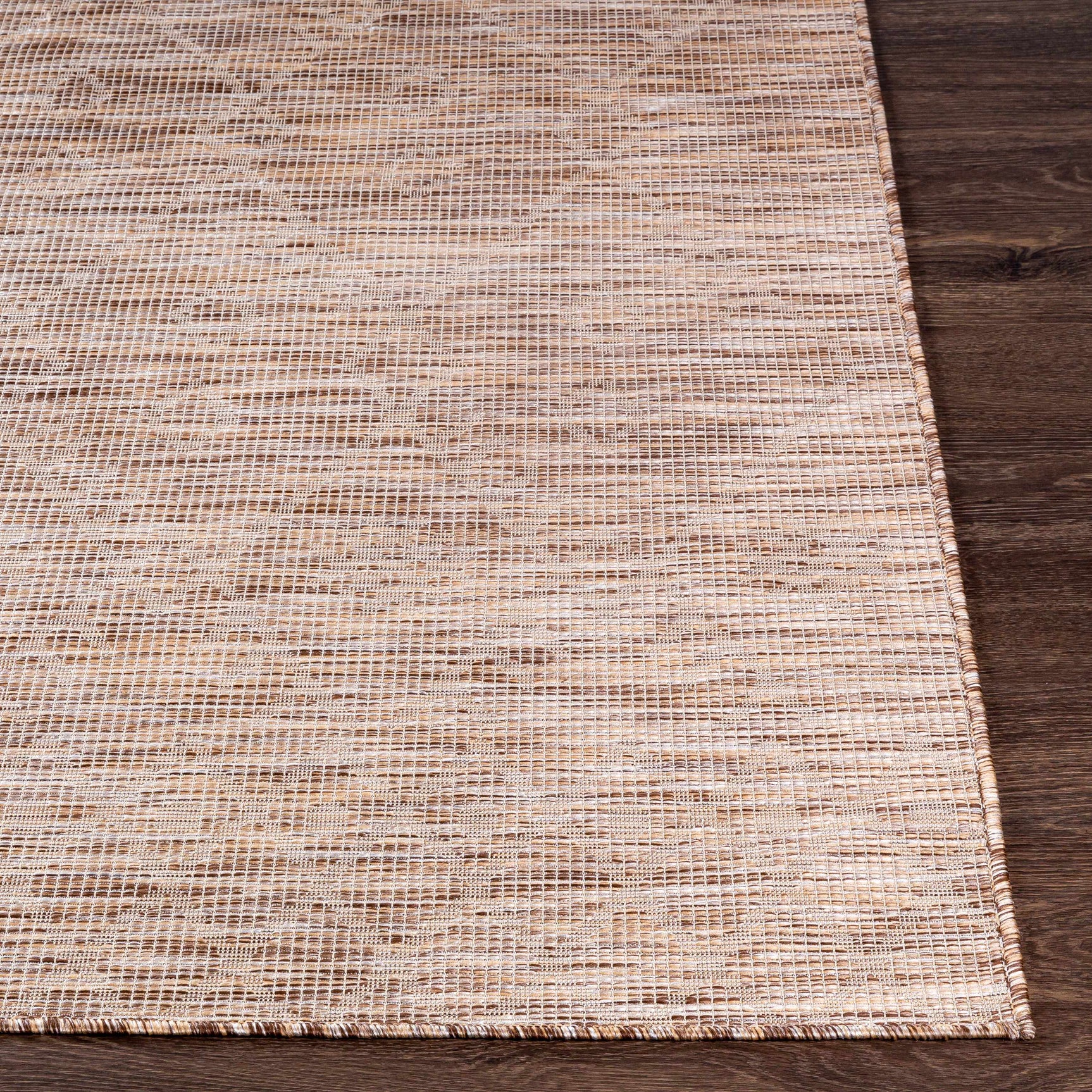 Lorena Beige Flatweave Trellis Outdoor Rug - Clearance - Ornate Home