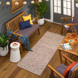 Lorena Beige Flatweave Trellis Outdoor Rug - Clearance - Ornate Home