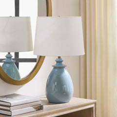 Lorene Light Blue Table Lamp - Ornate Home