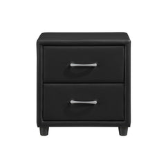 Lorenzi Black 4-piece Twin Bedroom Set - Ornate Home