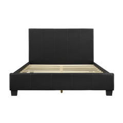Lorenzi Black 5-Piece Queen Bedroom Set - Ornate Home