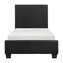 Lorenzi Black 5-Piece Twin Bedroom Set - Ornate Home