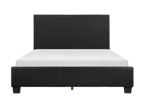 Lorenzi Black California King Platform Bed - Ornate Home