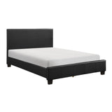 Lorenzi Black California King Platform Bed - Ornate Home