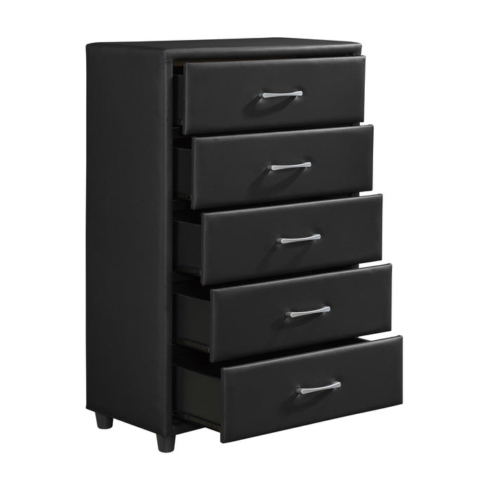 Lorenzi Black Chest - Ornate Home
