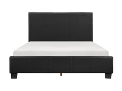 Lorenzi Black Eastern King Platform Bed - Ornate Home