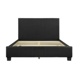 Lorenzi Black Full Platform Bed - Ornate Home