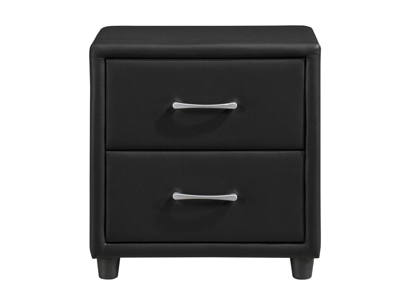 Lorenzi Black Nightstand - Ornate Home