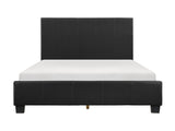 Lorenzi Black Queen Platform Bed - Ornate Home