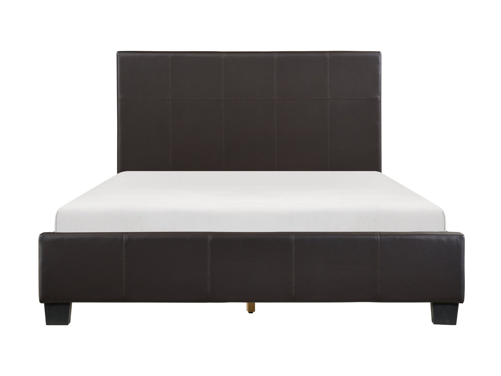 Lorenzi Brown Eastern King Platform Bed - Ornate Home