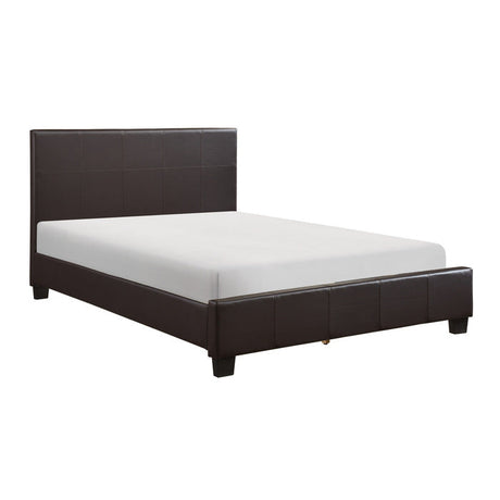 Lorenzi Brown Eastern King Platform Bed - Ornate Home