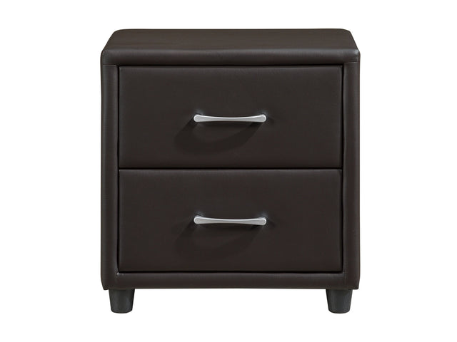 Lorenzi Brown Nightstand - Ornate Home