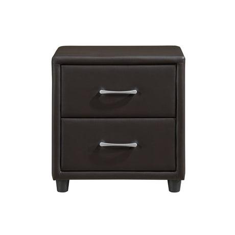 Lorenzi Brown Nightstand - Ornate Home