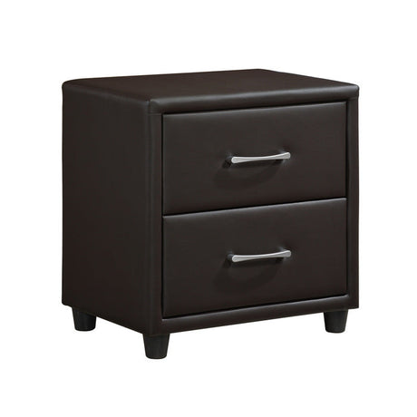 Lorenzi Brown Nightstand - Ornate Home