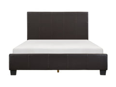 Lorenzi Brown Queen Platform Bed - Ornate Home