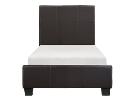 Lorenzi Brown Twin Platform Bed - Ornate Home