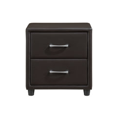 Lorenzi Dark Brown 4-piece Twin Bedroom Set - Ornate Home