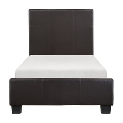Lorenzi Dark Brown 5-Piece Twin Bedroom Set - Ornate Home