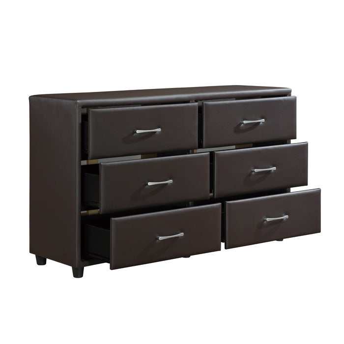 Lorenzi Dark Brown Dresser - Ornate Home