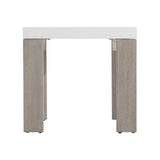 Lorenzo Vintage Cream/Flint Side Table - Ornate Home