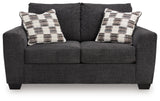 Loreo Ebony Loveseat - Ornate Home