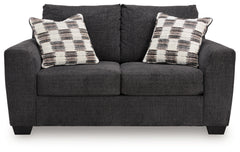 Loreo Ebony Loveseat - Ornate Home