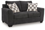 Loreo Ebony Loveseat - Ornate Home