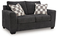 Loreo Ebony Loveseat - Ornate Home