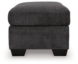 Loreo Ebony Ottoman (Online Special Price) - Ornate Home