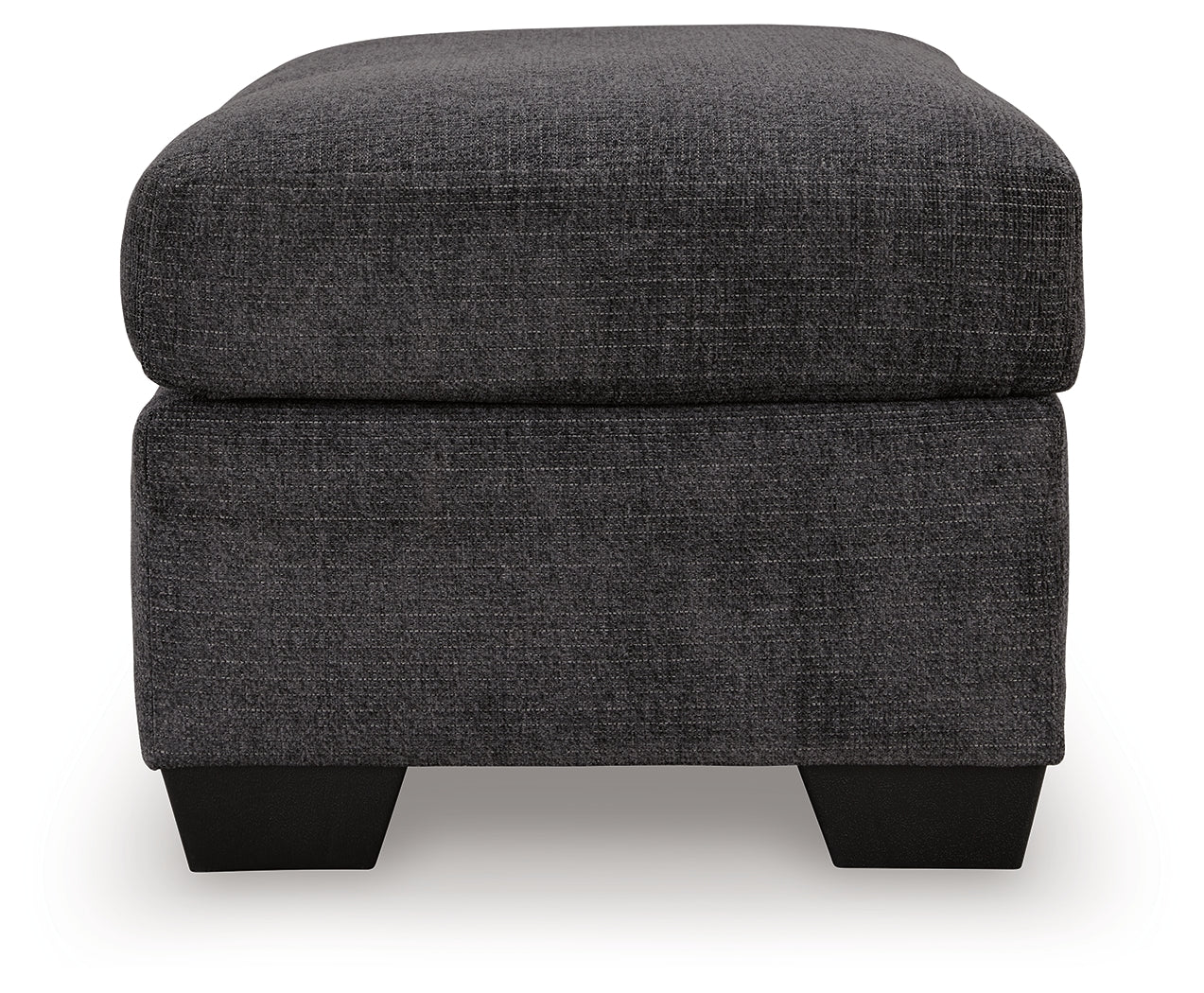 Loreo Ebony Ottoman - Ornate Home