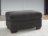 Loreo Ebony Ottoman - Ornate Home