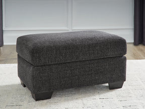 Loreo Ebony Ottoman - Ornate Home