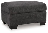 Loreo Ebony Ottoman - Ornate Home