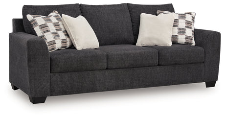 Loreo Ebony Sofa and Loveseat - Ornate Home