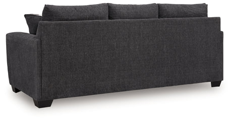 Loreo Ebony Sofa and Loveseat - Ornate Home