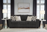 Loreo Ebony Sofa and Loveseat - Ornate Home